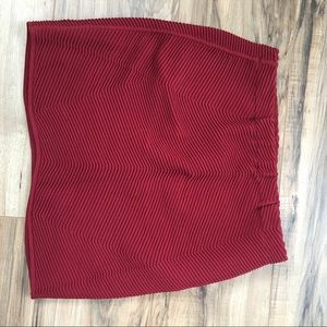 Ronny Kobo Red Mini Skirt